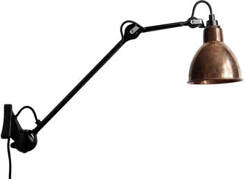DCW éditions N°222 Wandleuchte schwarz bronze, glockenförmig, max 11 Watt, Metall 14x59x14 cm ungeschliffenes kupfer (222 BL-COP-RAW) (914)
