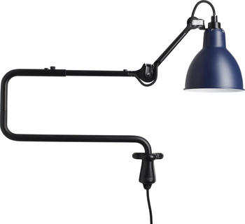 DCW éditions N°303 Wandleuchte blau, glockenförmig, max 11 Watt, Metall 49x72x14 cm (303 BL-BLUE) (305)