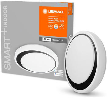LEDVANCE SMART+ LED Deckenleuchte in Weiß und Schwarz 32W 3300lm 480mm weiß