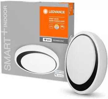LEDVANCE SMART+ LED Deckenleuchte in Wei&szlig; und Schwarz 32W 3300lm 480mm wei&szlig;