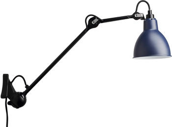 DCW éditions N°222 Wandleuchte schwarz blau, glockenförmig, max 11 Watt, Metall 14x59x14 cm (222 BL-BLUE.) (905)