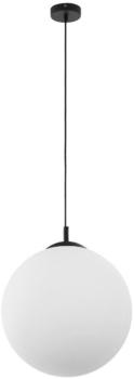 famlights Pendelleuchte Keno in Weiß und Schwarz E27 300mm weiß famlights Pendelleuchte Keno in Weiß und Schwarz E27 300mm weiß
