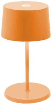 Zafferano LED Akku Tischleuchte Olivia Mini in Orange 2,2W 150lm IP65