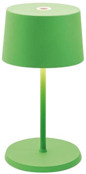 Zafferano LED Akku Tischleuchte Olivia Mini in Grün 2,2W 150lm IP65