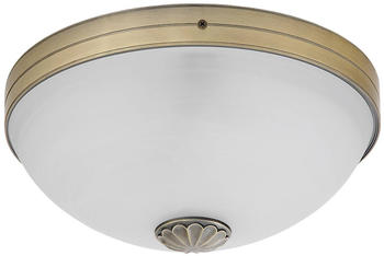 Rabalux 8558 Deckenleuchte Orchidea aus Metall Glas bronzefarben/ Reisstein Glas Ø33cm