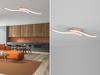 TRIO Leuchten LED Deckenleuchte »Route«, 2 flammig-flammig, moderne Deckenlampe
