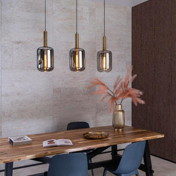 Lucide Pendelleuchte Joanet in Transparent E27 3-flammig transparent