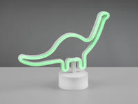 REALITY Leuchten LED Tischleuchte "Bronto" LED-Board 1 Stk. Tischlampe im Dinosaurier