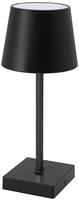 Tischleuchte Indoor Akku Tischlampe Dimmbar 3-stufen Nachttischleuchte Usb, Schwarz,