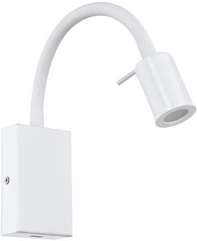 Eglo LED Wandleuchte mit USB-Anschluss/Wippschalter flexibel wei&szlig;