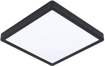 Eglo ZigBee LED Deckenleuchte Argolis in Schwarz und Wei&szlig; Tunable White 19,5W 2700lm IP44 eckig schwarz