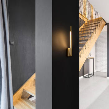Nova Luce LED Wandleuchte Raccio in Gold 4,6W 280lm gold / messing