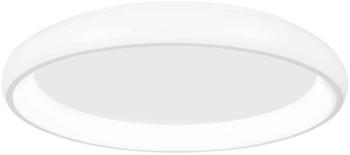 Nova Luce LED Deckenleuchte Albi in weiß 32W 1760lm dimmbar gold / messing
