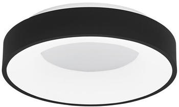Nova Luce LED Deckenleuchten Rando Thin in Schwarz-satiniert 30W 1950lm schwarz