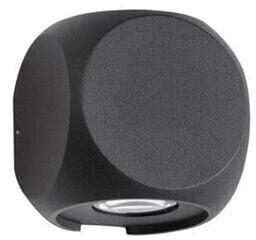 Nova Luce LED Wandleuchte Zari in Schwarz 2x 1W 285lm IP54 schwarz