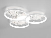 TRIO Leuchten LED Deckenleuchte "Groovy" LED-Board 1 Stk. Neutralwei&szlig; Deckenlampe