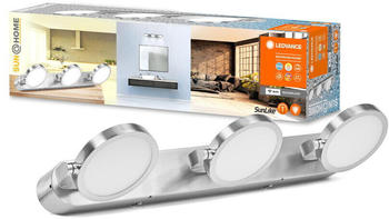 LEDVANCE Smart+ WLAN LED Human Centric Lighting - Technologie Spiegelleuchte Bathroom in Silber 3x 6,67W 1560lm IP44 silber