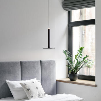 Nova Luce LED Pendelleuchte Palencia in Schwarz-matt 11W 517lm schwarz