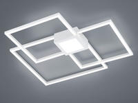 Trio Lighting - Gro&szlig;e Led Deckenleuchte Hydra Dimmbar & Extra Flach Wei&szlig;, Breite