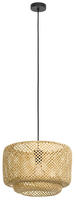 EGLO H&auml;ngeleuchte "HYKEHAM Pendellampe, Stahl und Holz, E27, H&auml;ngelampe, Flurlampe,