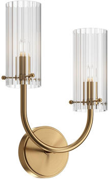 Maytoni Wandleuchte Arco in Messing G9 2-flammig links gold / messing