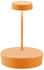 Zafferano LED Akku Tischleuchte Swap Mini in Orange 2,2W 183lm IP65 orange