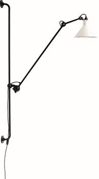 DCW éditions N°214 Wandleuchte weiß, glockenförmig, max 11 Watt, Metall 118x93x21 cm (214 BL-WH) (620)