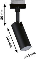 Paulmann Schienensystem-Leuchten "URail Spot Tubo 1x4W 4000K 230V" LED-Modul 1 Stk.