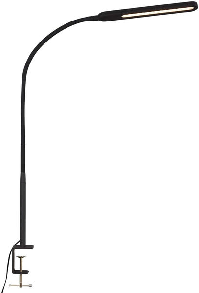Briloner LED Klemmleuchte Klemmlampe Dimmbar CCT 8 W schwarz Metall-Kunststoff