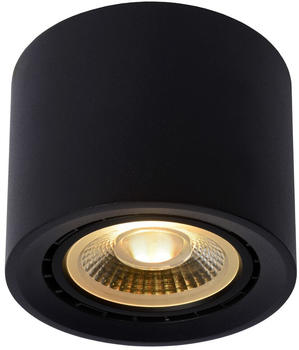Lucide LED Deckenstrahler Fedler in Schwarz GU10 12W 820lm rund schwarz