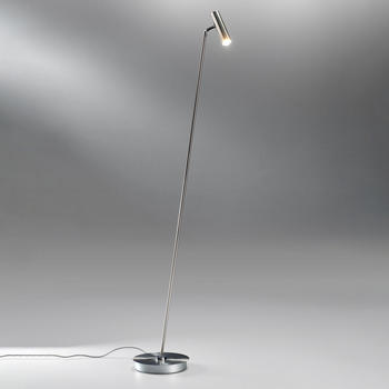LupiaLicht LED Stehleuchte Crane in Nickel 8W 720lm silber