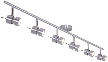 Steinhauer LED Spot Natasja in Silber 6x 4,6W 2070lm GU10 6-flammig silber