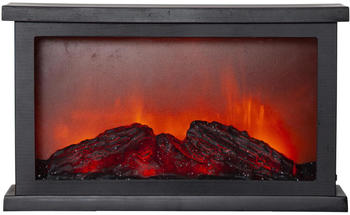Star Trading LED Lichtobjekt Fireplace in Schwarz 0,18W 300x180mm schwarz