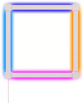 Nanoleaf Nanoleaf LED Panel Starter-Set RGBW Lines Squared in Weiß 4x 2W 80lm weiß