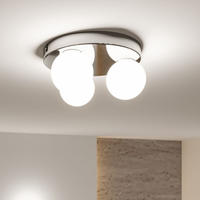 Paulmann Deckenleuchte "Selection Bathroom Gove IP44 max. 3x20W Rondel Glas/Metall"