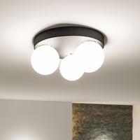 Paulmann Deckenleuchte "Selection Bathroom Gove IP44 max. 3x20W Rondel Glas/Metall"