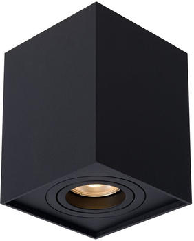 Lucide Deckenstrahler Tube in Schwarz GU10 eckig schwarz