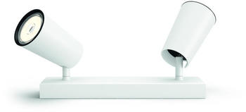 Philips Deckenspot Paisley in Weiß GU10 2-flammig weiß