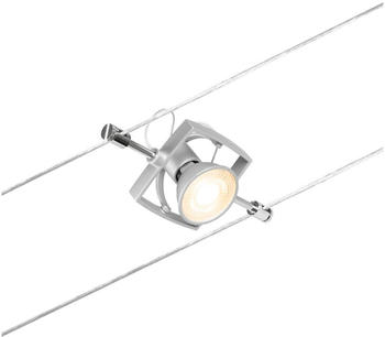 Paulmann Wire Systems in Chrom-matt GU5,3 eckig silber
