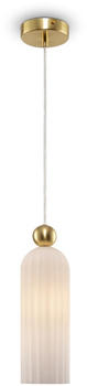 Maytoni Pendelleuchte Antic in Beige-matt und Gold E14 beige / creme