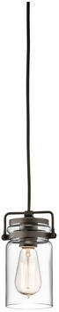 Elstead Lighting KL-BRINLEY-MP-OZ Hängeleuchte BRINLEY 1xE27/60W/230V anthrazit