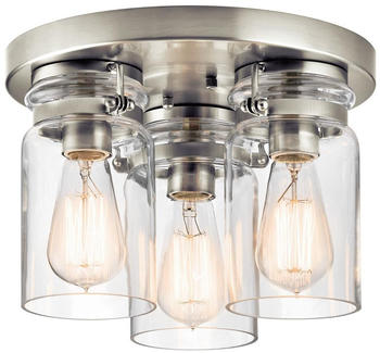 Elstead Lighting KL-BRINLEY-F-NI Deckenleuchte BRINLEY 3xE27/60W/230V matt chrom
