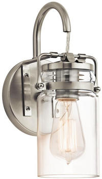 Elstead Lighting KL-BRINLEY1-NI Wandleuchte BRINLEY 1xE27/60W/230V matt chrom
