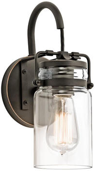 Elstead Lighting KL-BRINLEY1-OZ Wandleuchte BRINLEY 1xE27/60W/230V anthrazit