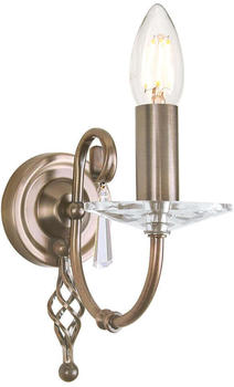 Elstead Lighting Aegean Wandleuchte E14 Gealtertes Messing