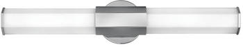 Elstead Lighting Facet LED Wandleuchte 2-fach Poliertes Chrom Opal geätzt IP44