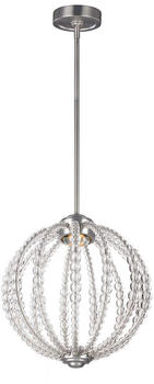 Elstead Lighting Oberlin LED Hängeleuchte Satiniertes Nickel