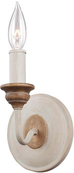Elstead Lighting Hartsville Wandleuchte E14 Chalk Washed, Beachwood