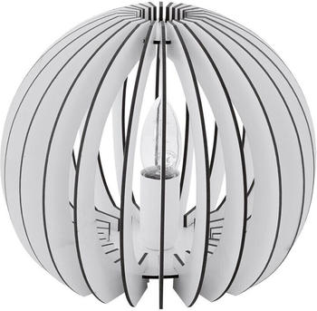 Eglo Tischlampe Cossano, 1 flammige Tischleuchte Vintage, Nachttischlampe, Wohnz