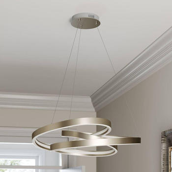 Lucande Gunbritt LED Hängeleuchte Pendelleuchte dimmbar Wohnzimmer warmweiß